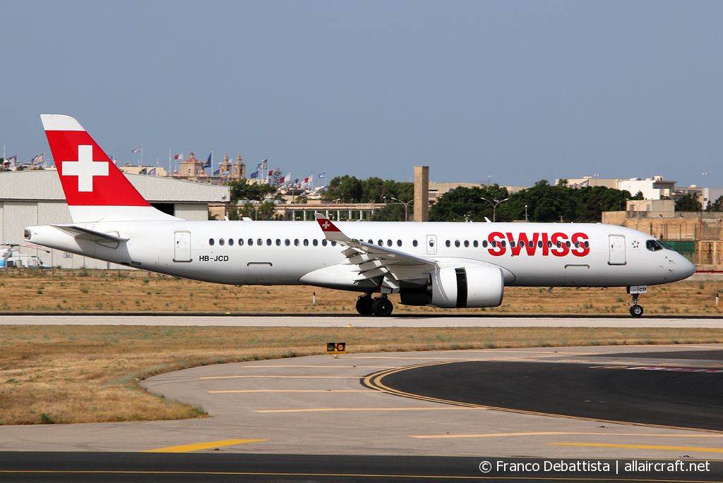 HB-JCD (55013) 2017 Bombardier CSeries CS300