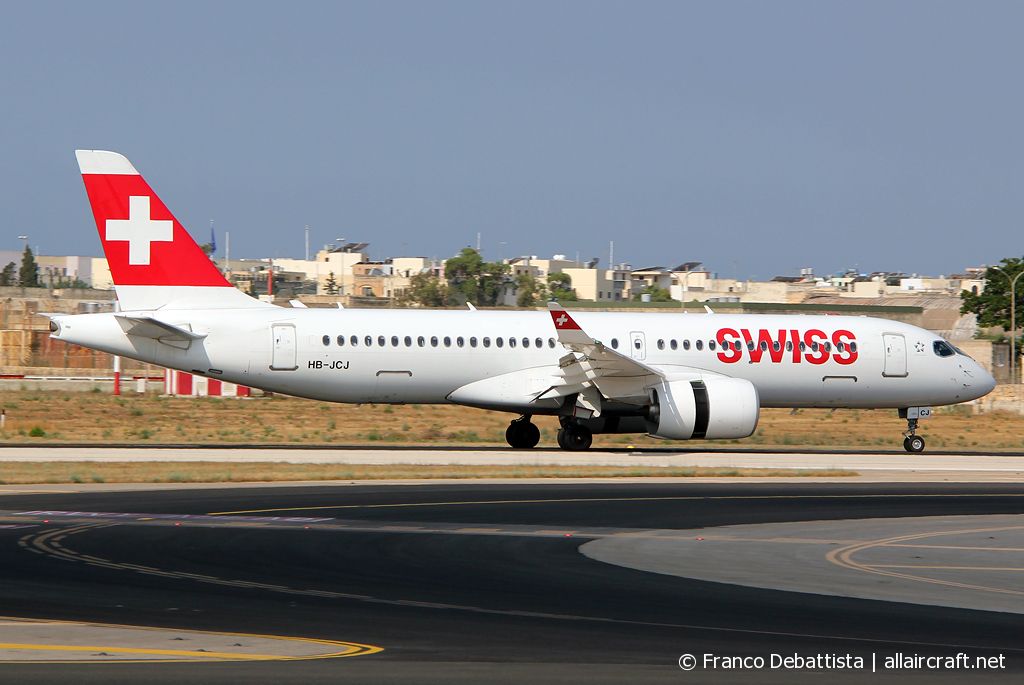 HB-JCJ (55025) 2018 Bombardier CSeries CS300