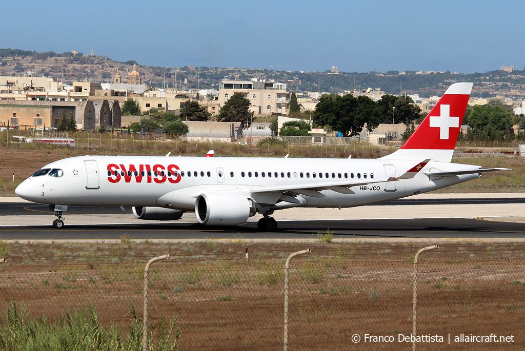 HB-JCO (55033) 2018 Bombardier CSeries CS300