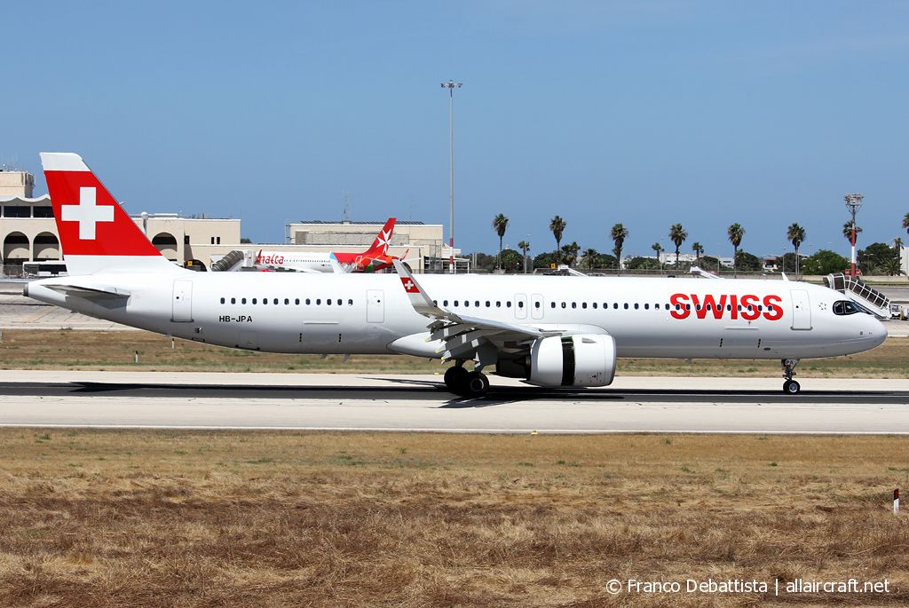 HB-JPA · Airbus A321-271NX · (MLA / LMML)