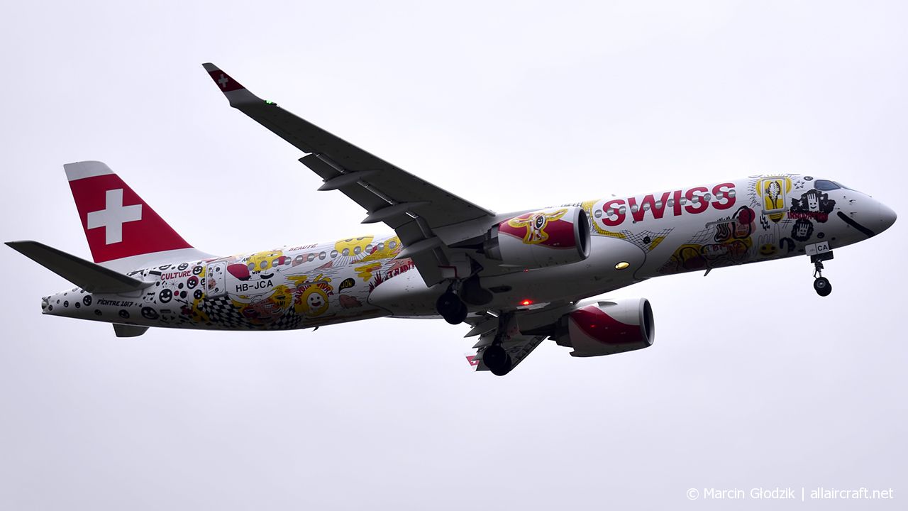 HB-JCA (55010) 2017 Bombardier CSeries CS300