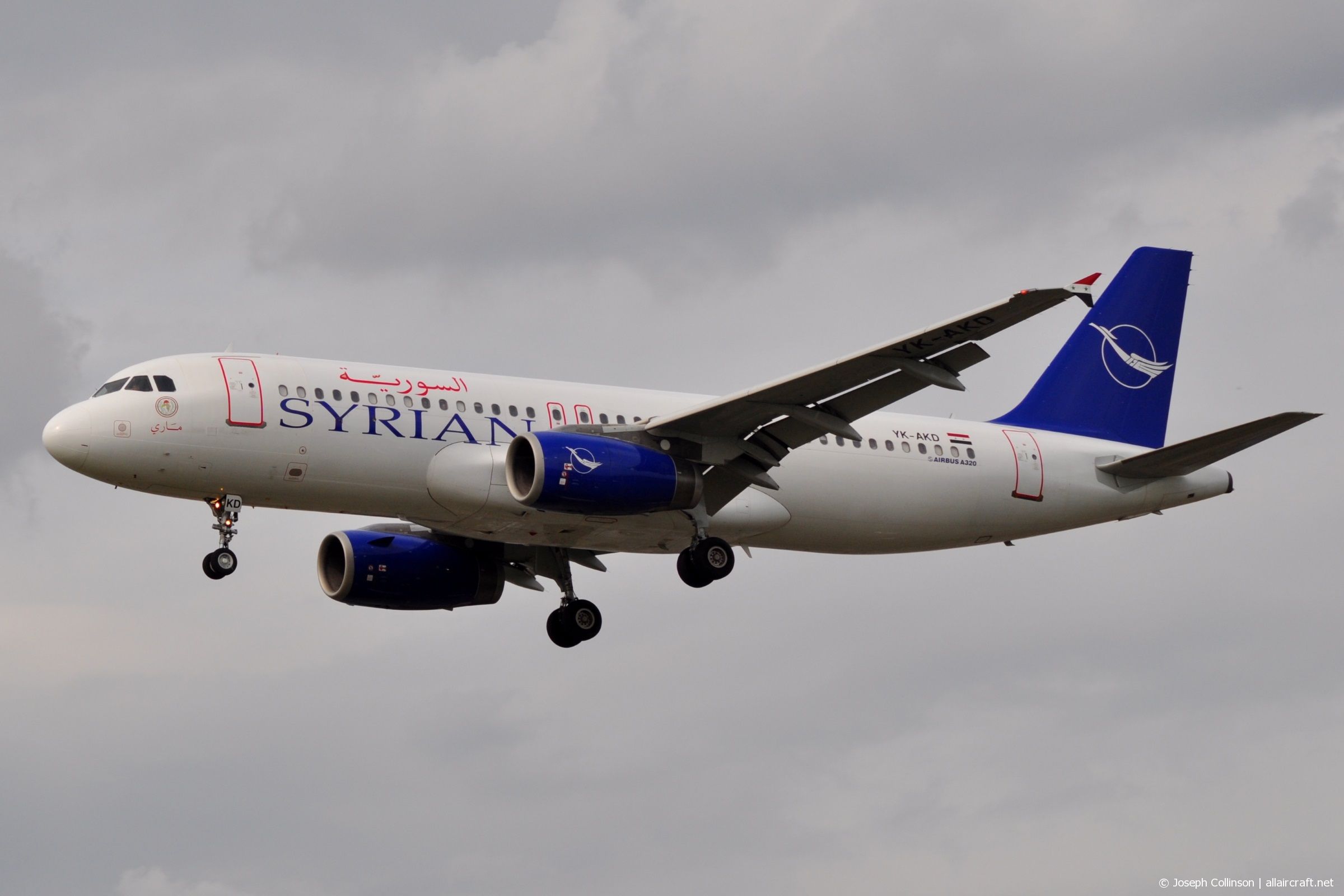 YK-AKD (1076) 1999 Airbus A320-232