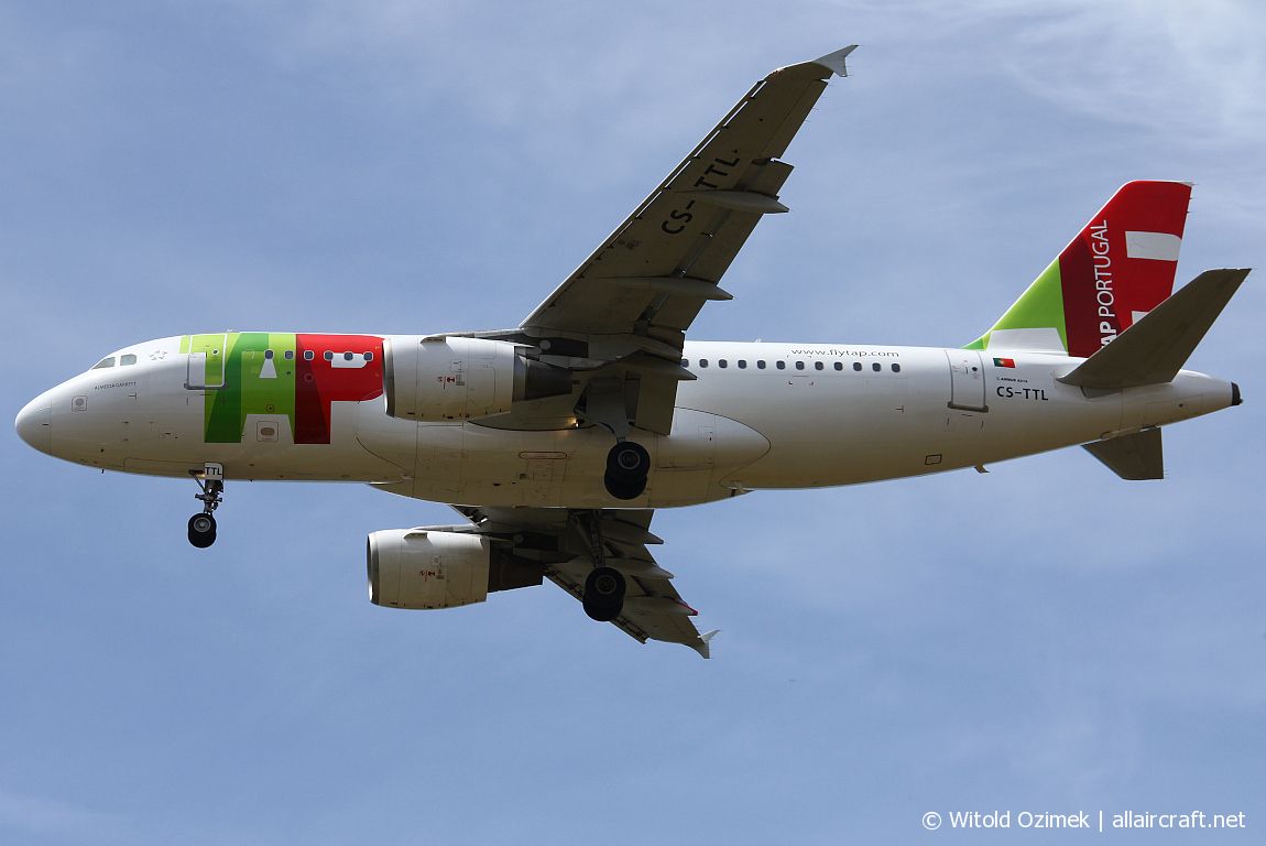 CS-TTL (1100) 1999 Airbus A319-111