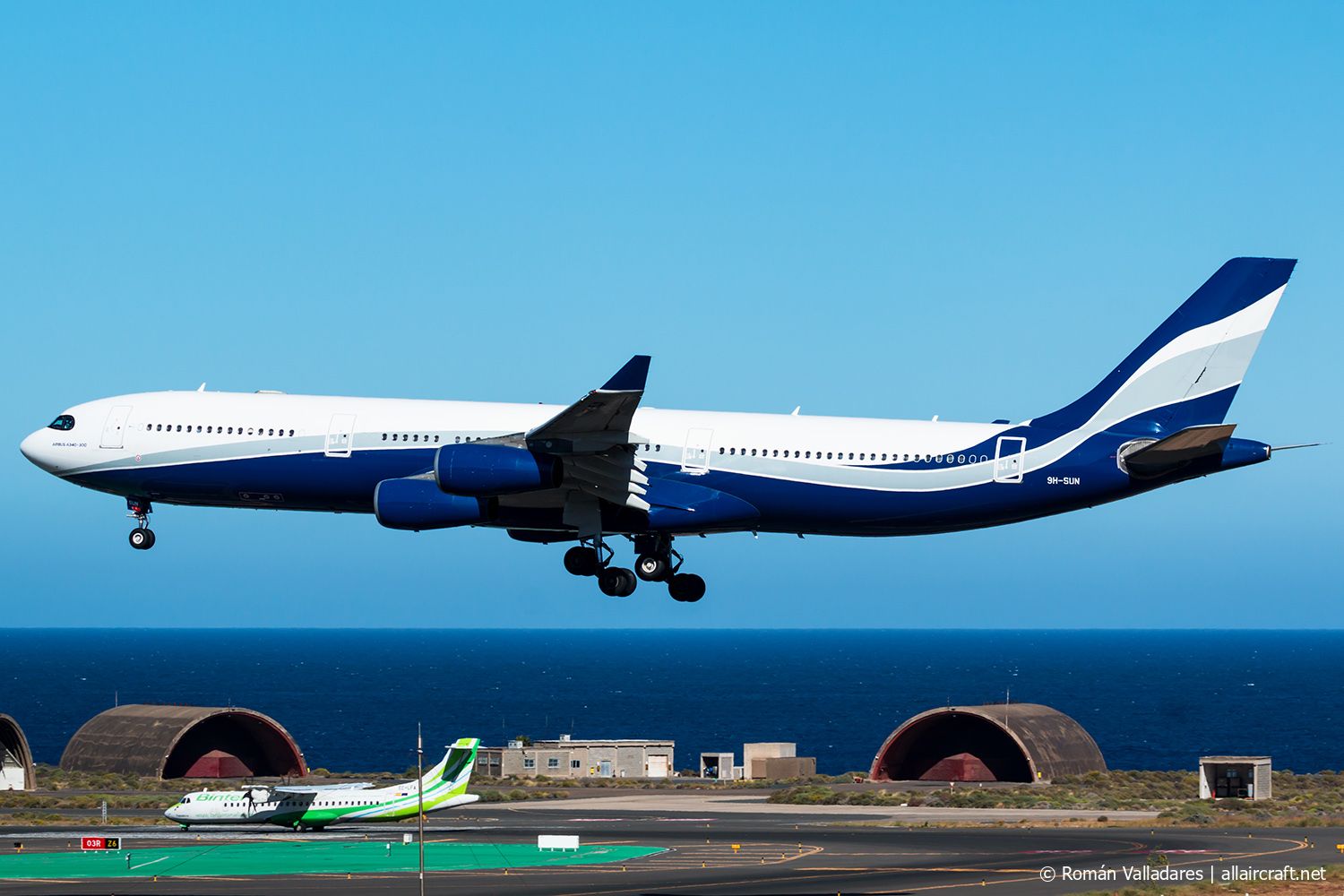 9H-SUN · Airbus A340-313 · (LPA / GCLP)