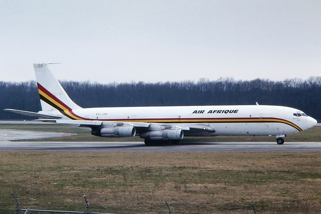 5X-JON (cn 20546) Boeing 707-369C