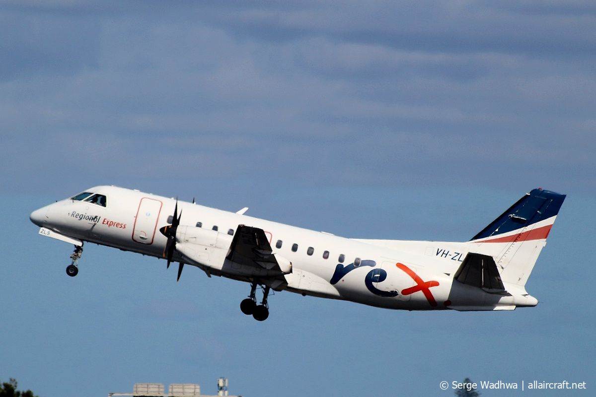 VH-ZLS (340B-383) 1996 Saab 340B+