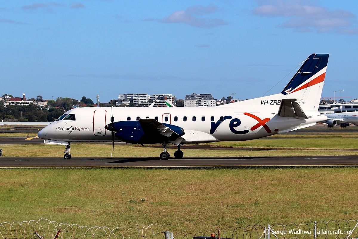 VH-ZRB (340B-389) 1996 Saab 340B