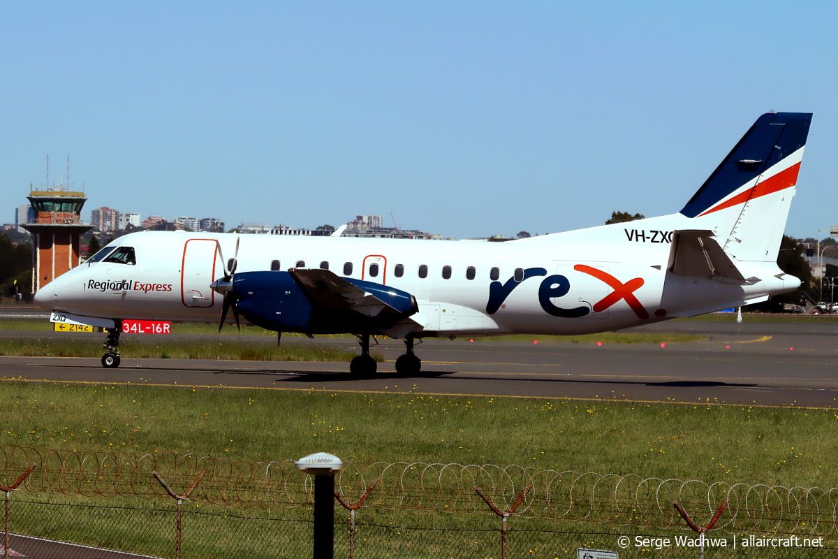 VH-ZXQ (340B-423) 1997 Saab 340B+