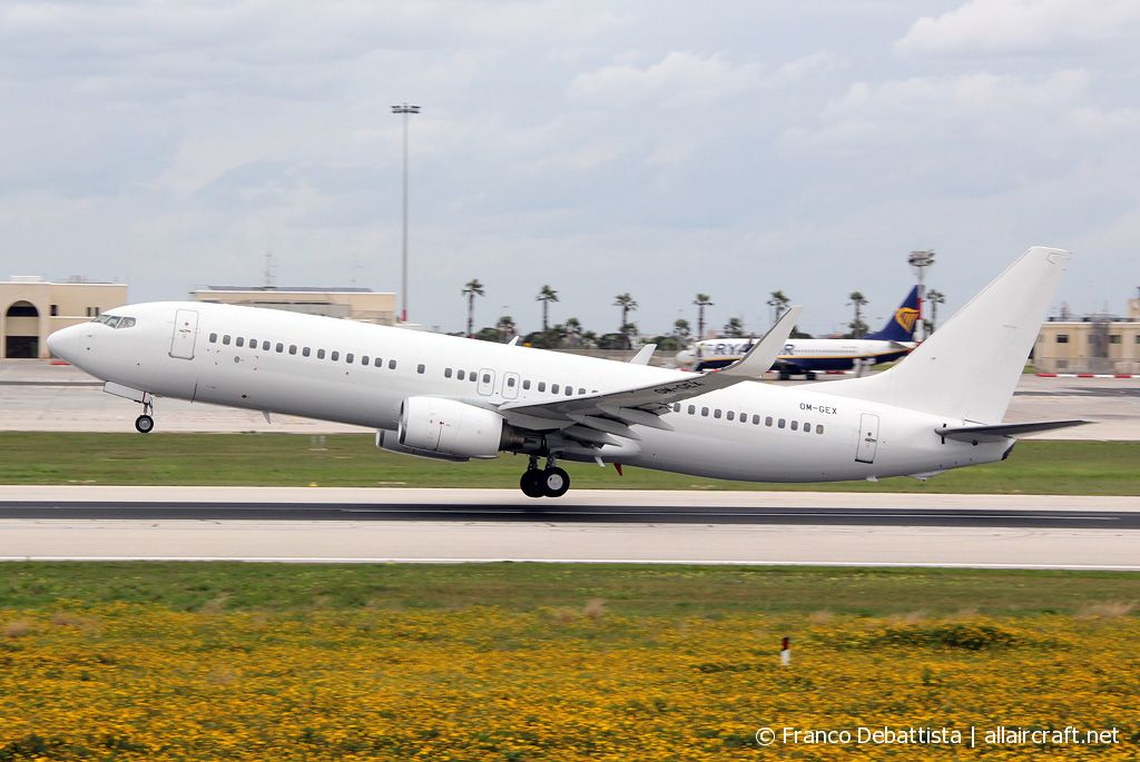 OM-GEX (29919) 1999 Boeing 737-8AS WL