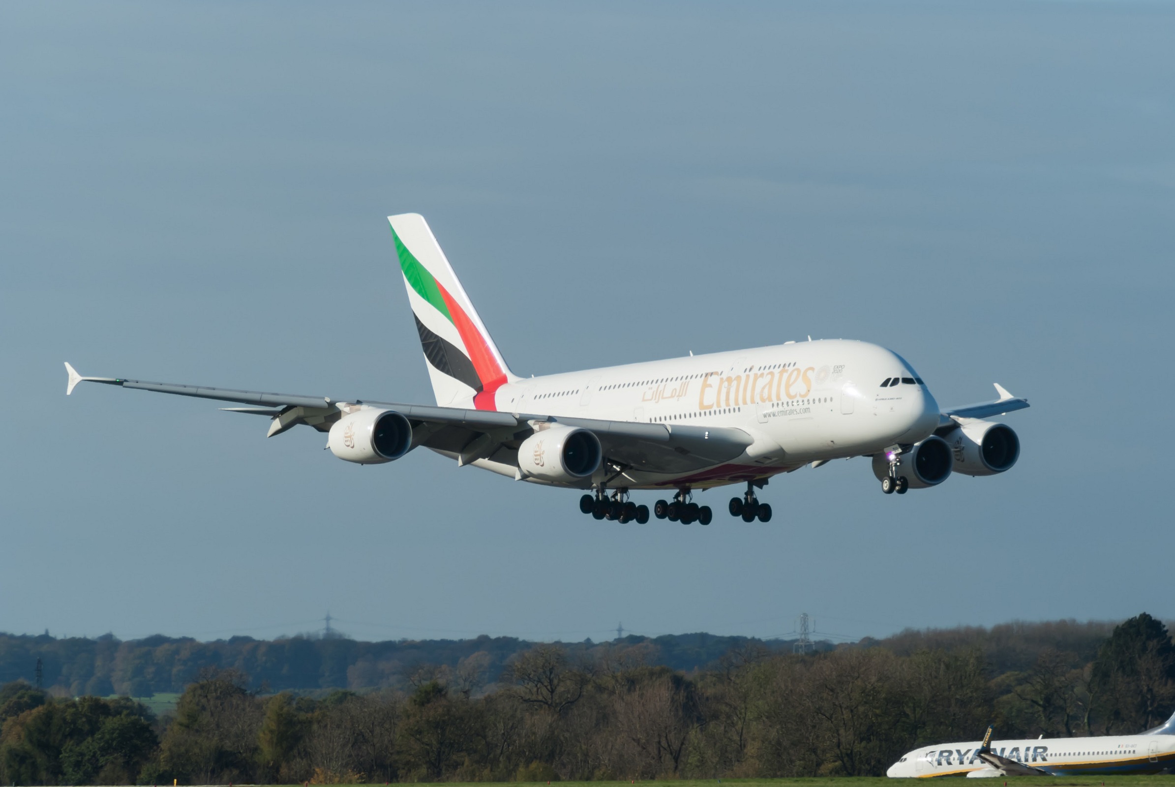A6-EDU · Airbus A380-861 · (MAN / EGCC)