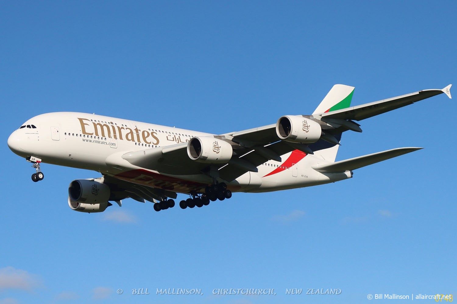 A6-EVR (271) 2021 Airbus A380-842
