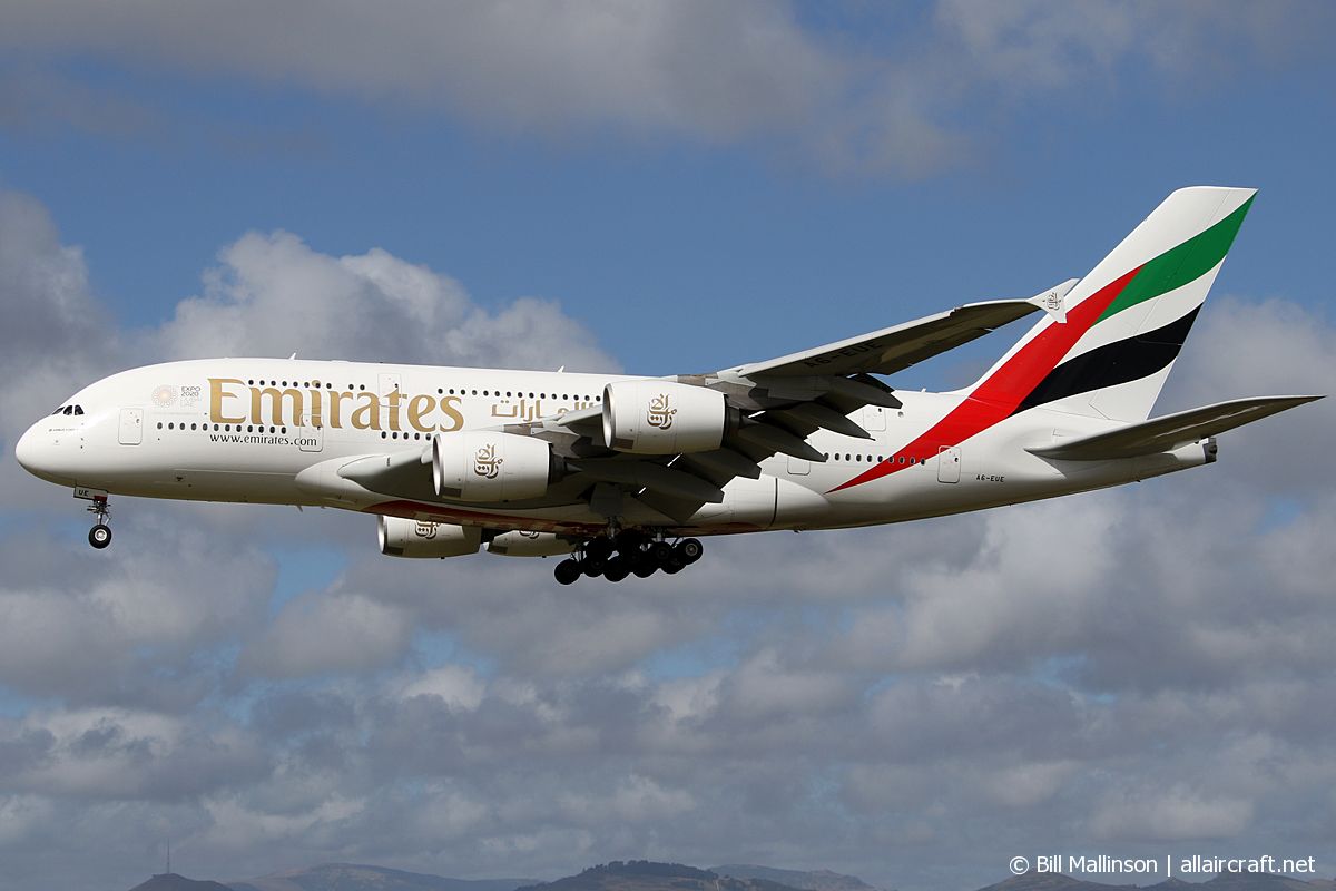 A6-EUE (217) 2016 Airbus A380-861