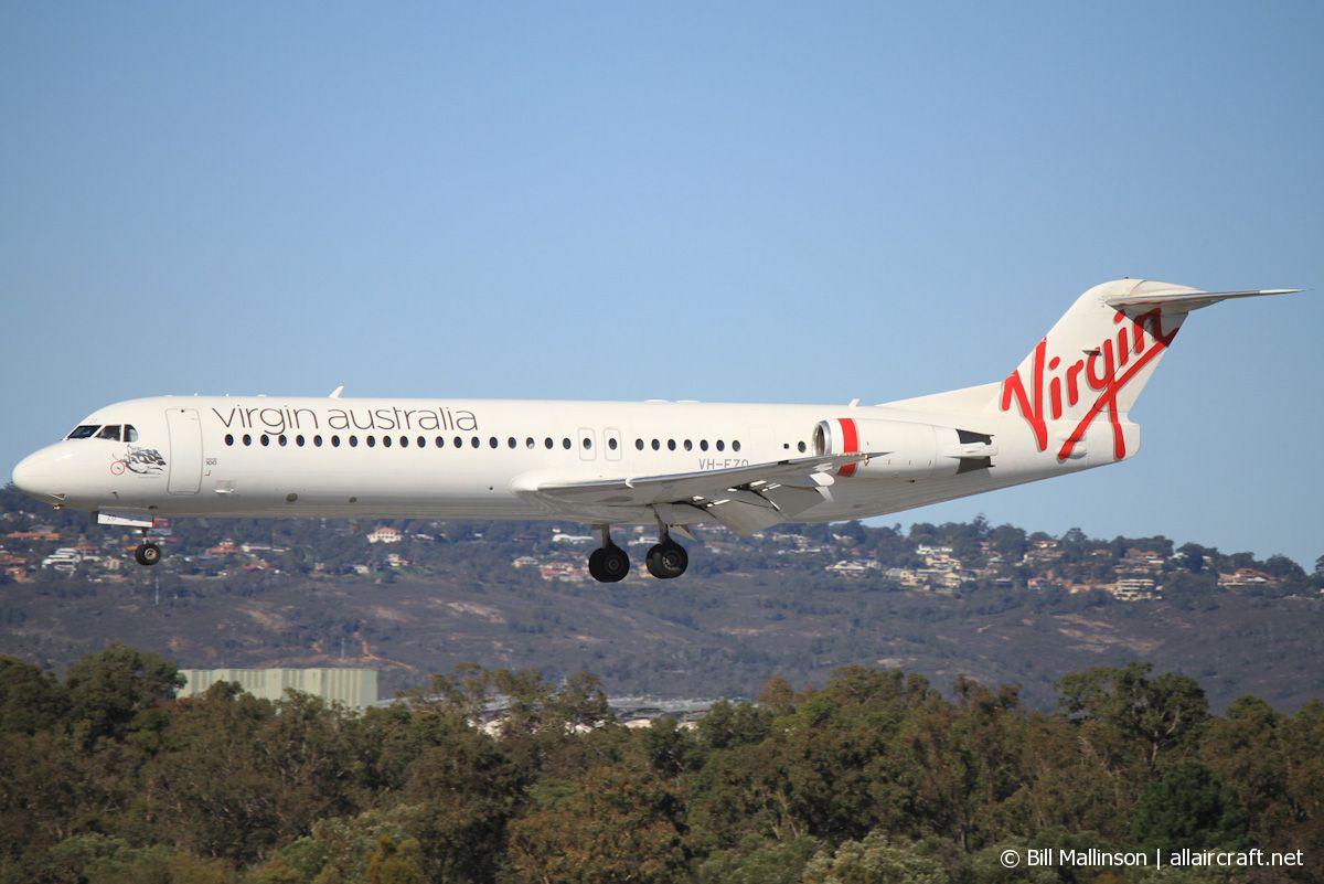 VH-FZO (11305) 1991 Fokker 100