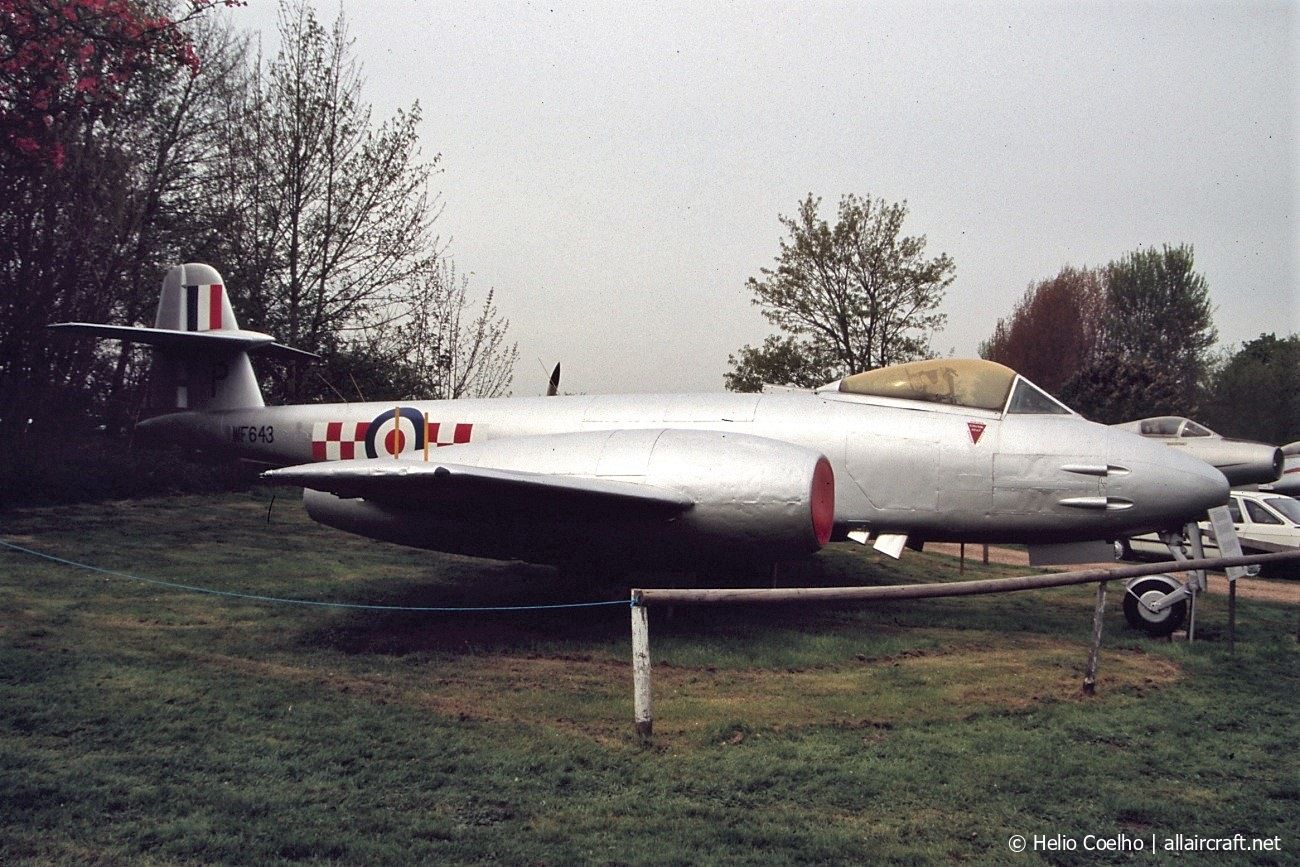 WF643 (AW4986) 1951 Gloster Meteor F.8