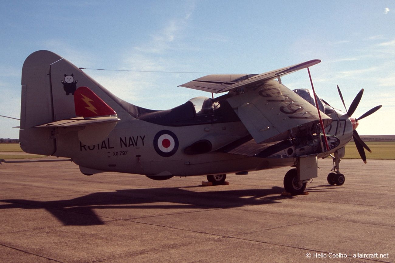 XG797 (F9365) 1957 Fairey Gannet ECM.6