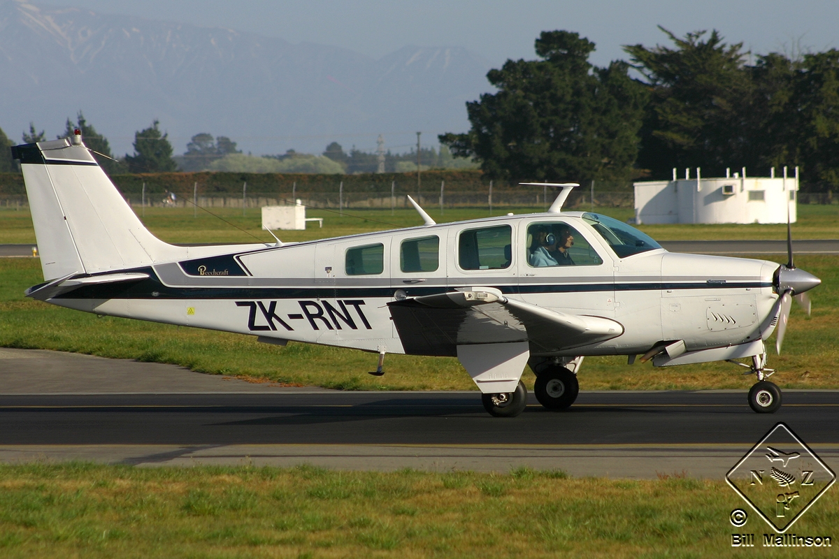 ZK-RNT (E-1019) 1977 Beechcraft 36 Bonanza
