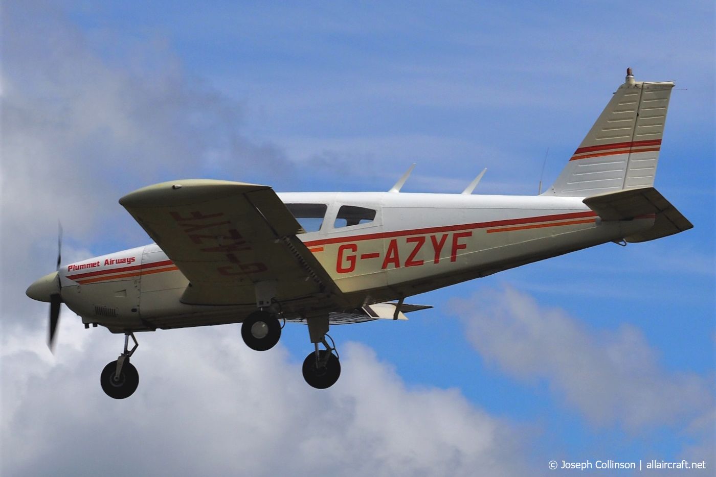 G-AZYF (28-5227) 1968 Piper PA-28-180 Cherokee