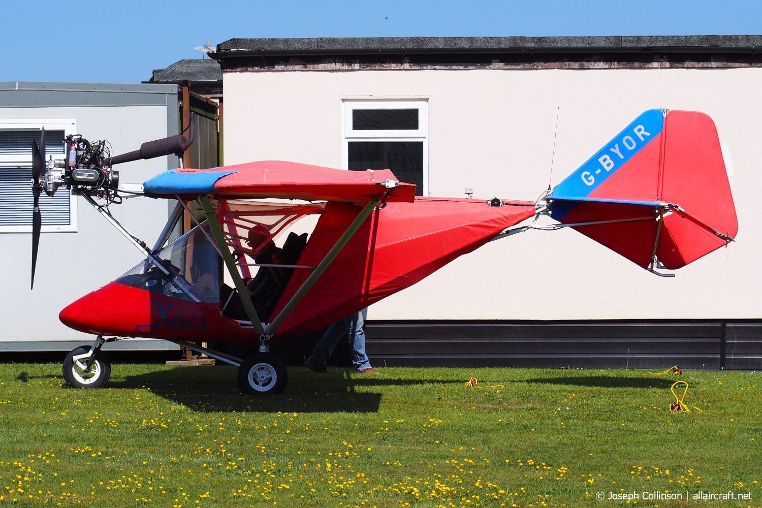 G-BYOR (BMAA/HB/117) Raj Hamsa X-Air Hawk