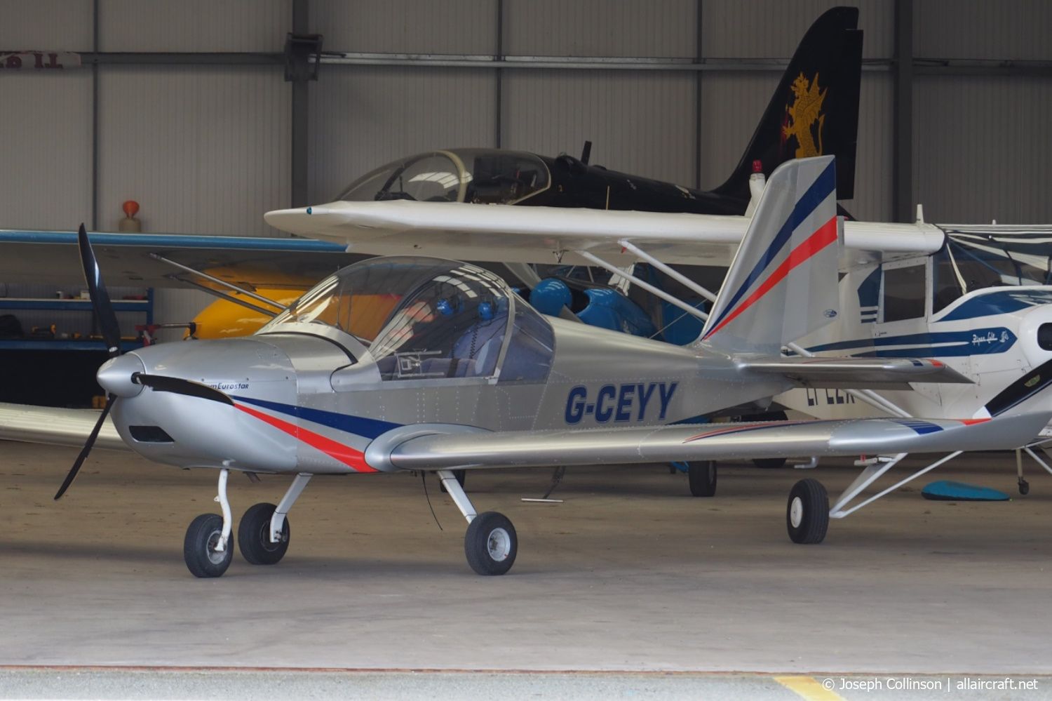 G-CEYY (3123) 2007 Aerotechnik EV-97 Eurostar