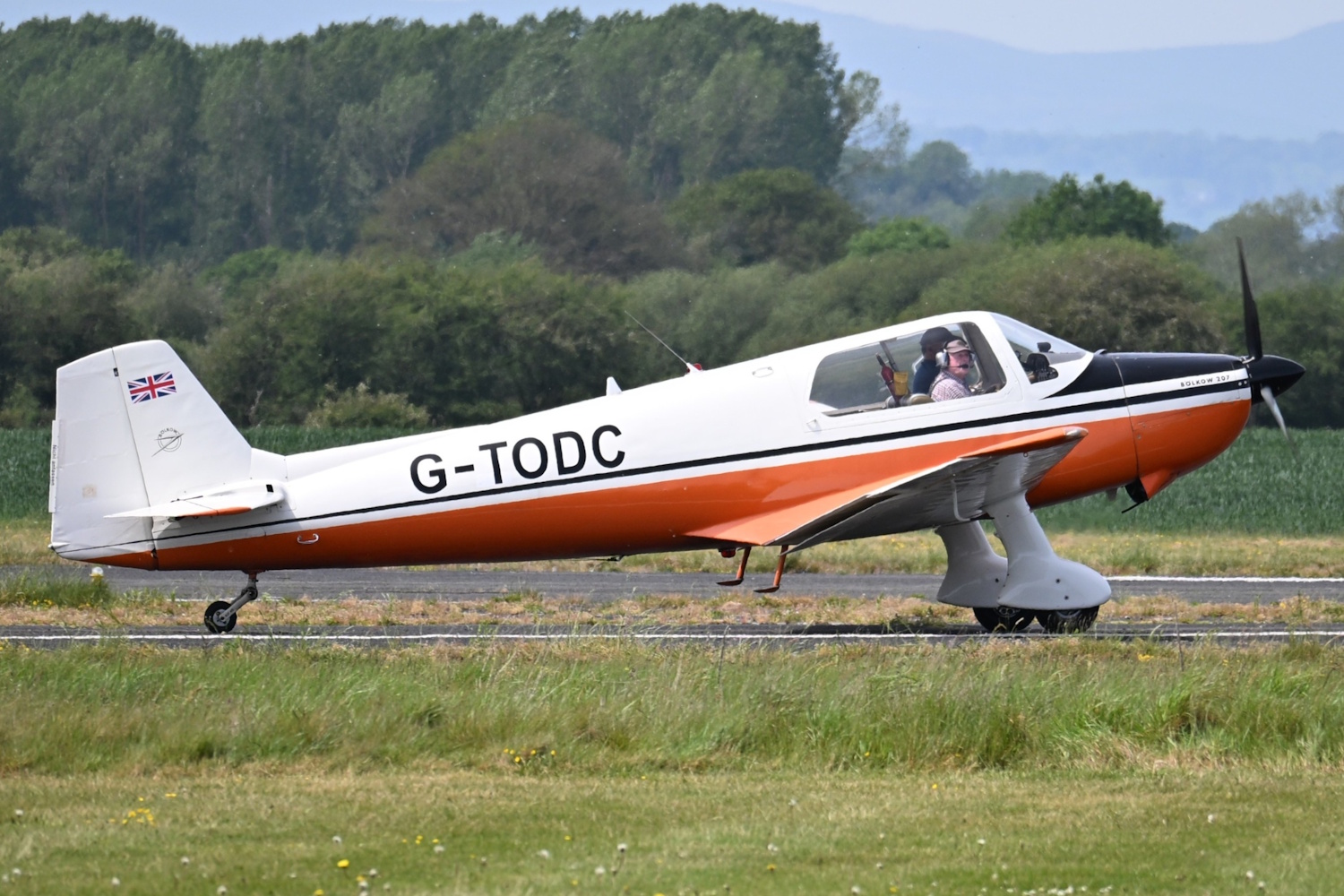 G-TODC · Bolkow Bo-207 · EGCV