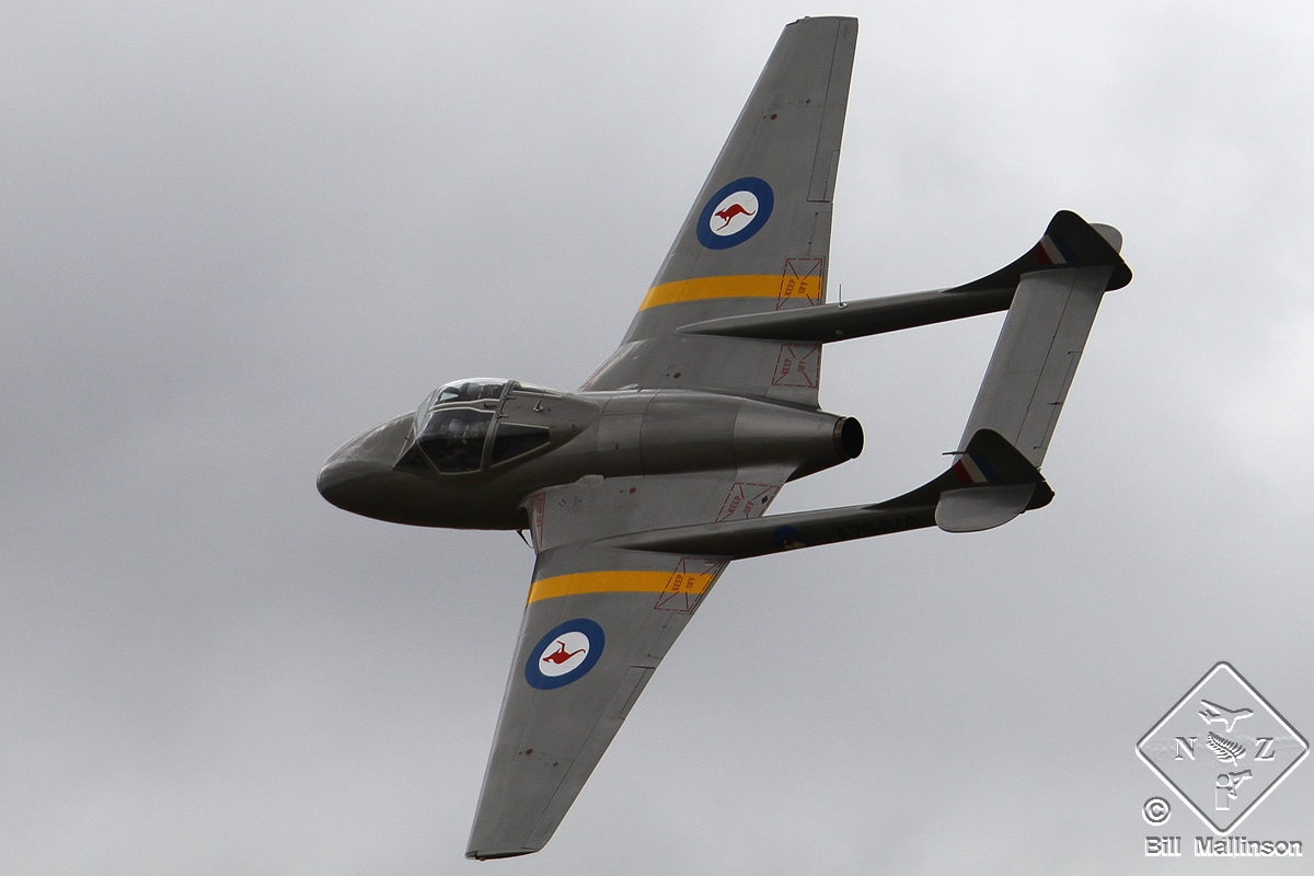ZK-VAM · De Havilland Australia Vampire T35 · (WML / NZWL)