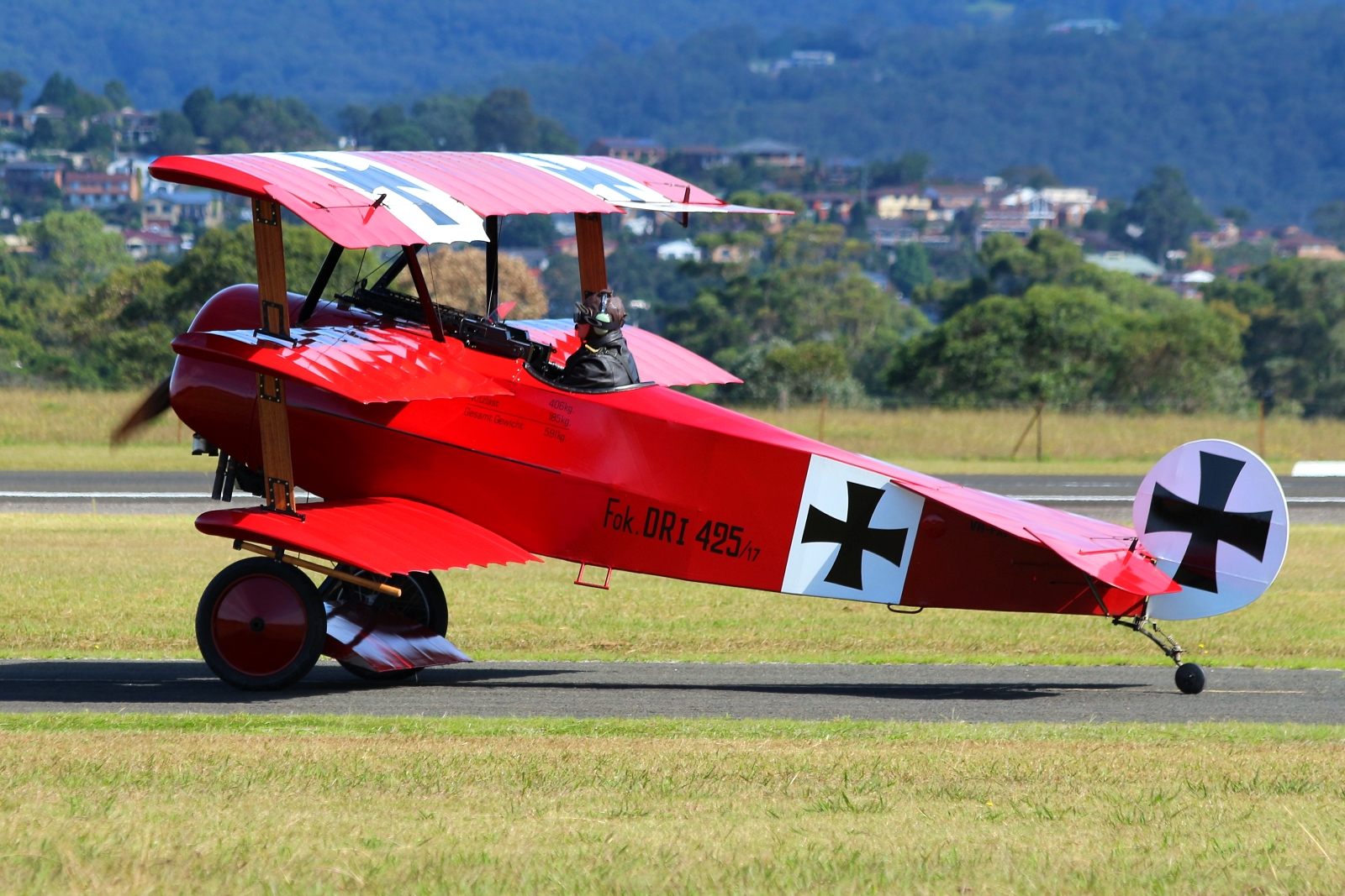 VH-FXP (NA-1) 1970 Fokker DR.1 Triplane Replica