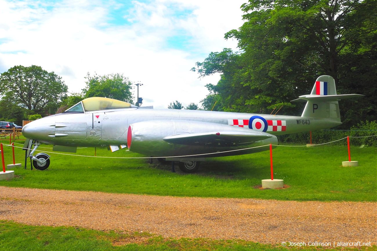 WF643 (AW4986) 1951 Gloster Meteor F.8