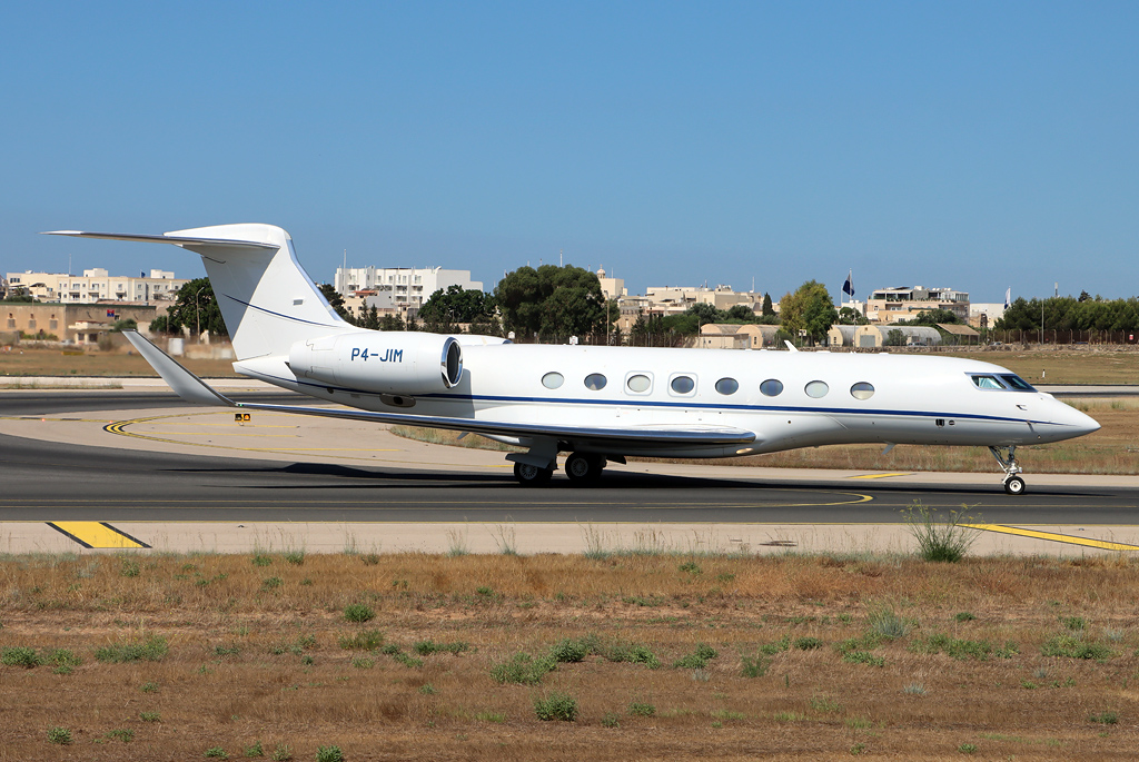 P4-JIM · Gulfstream Aerospace G650ER · MLA / LMML