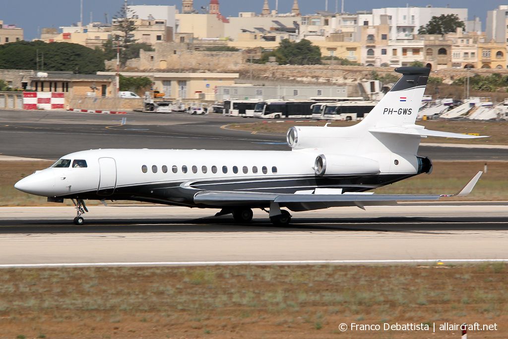 PH-GWS (289) 2020 Dassault Falcon 7X