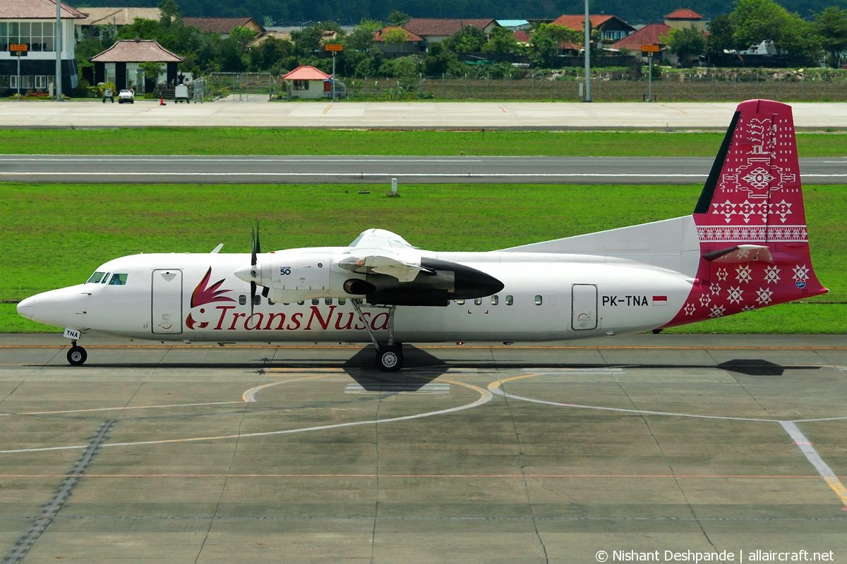 PK-TNA (20261) 1992 Fokker 50