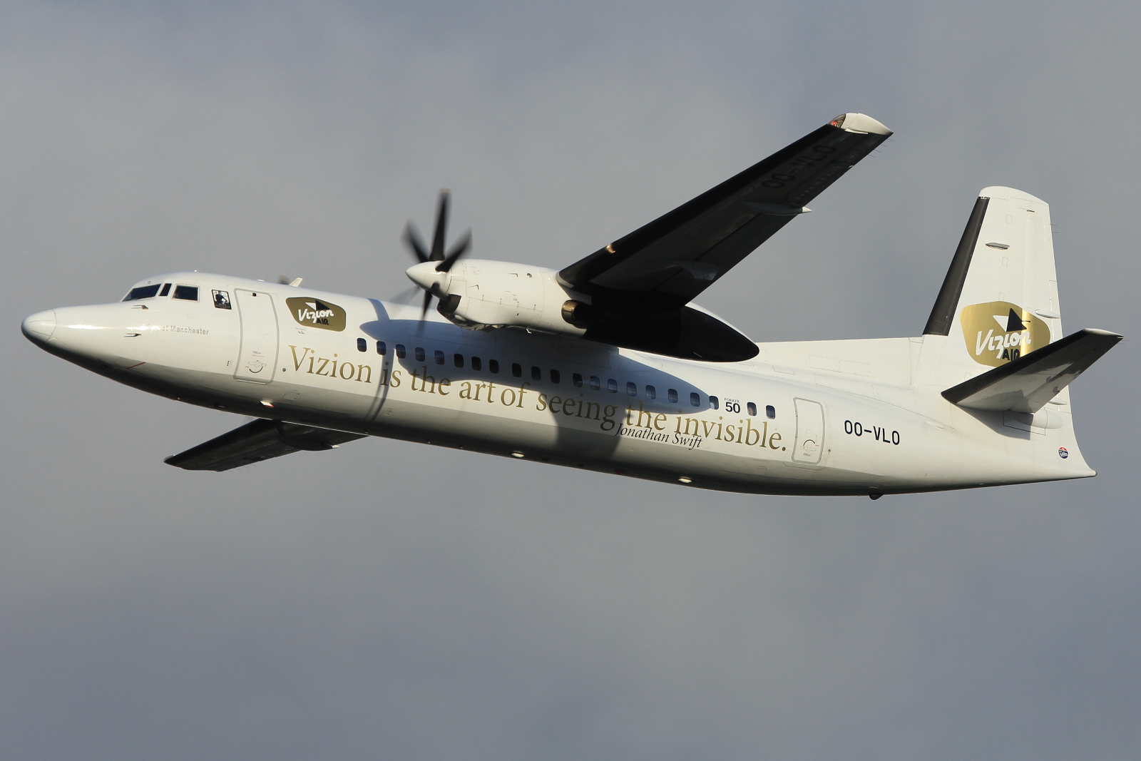 OO-VLO (cn 20127) Fokker 50