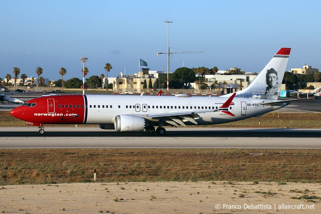 SE-RTC (63973) 2018 Boeing 737-8 MAX