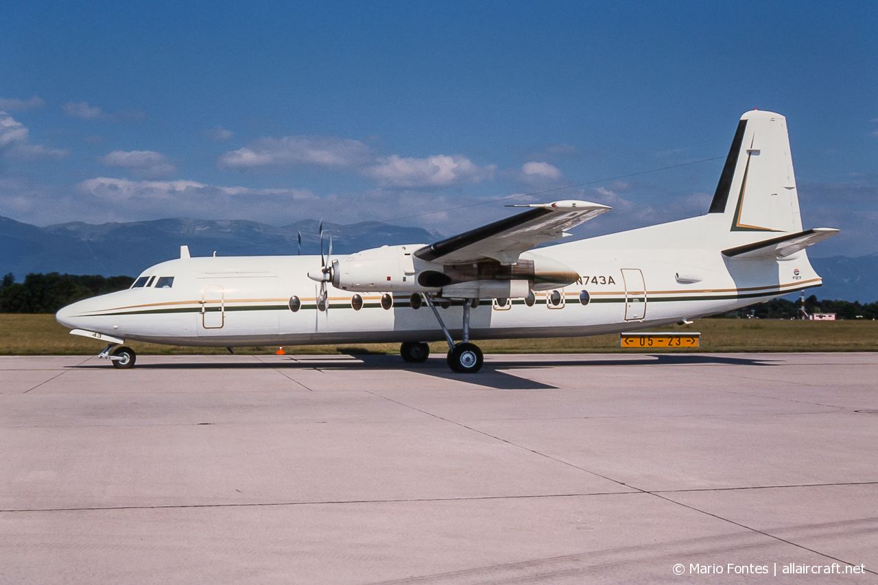 N743A (10550) 1977 Fokker F-27-500 Friendship