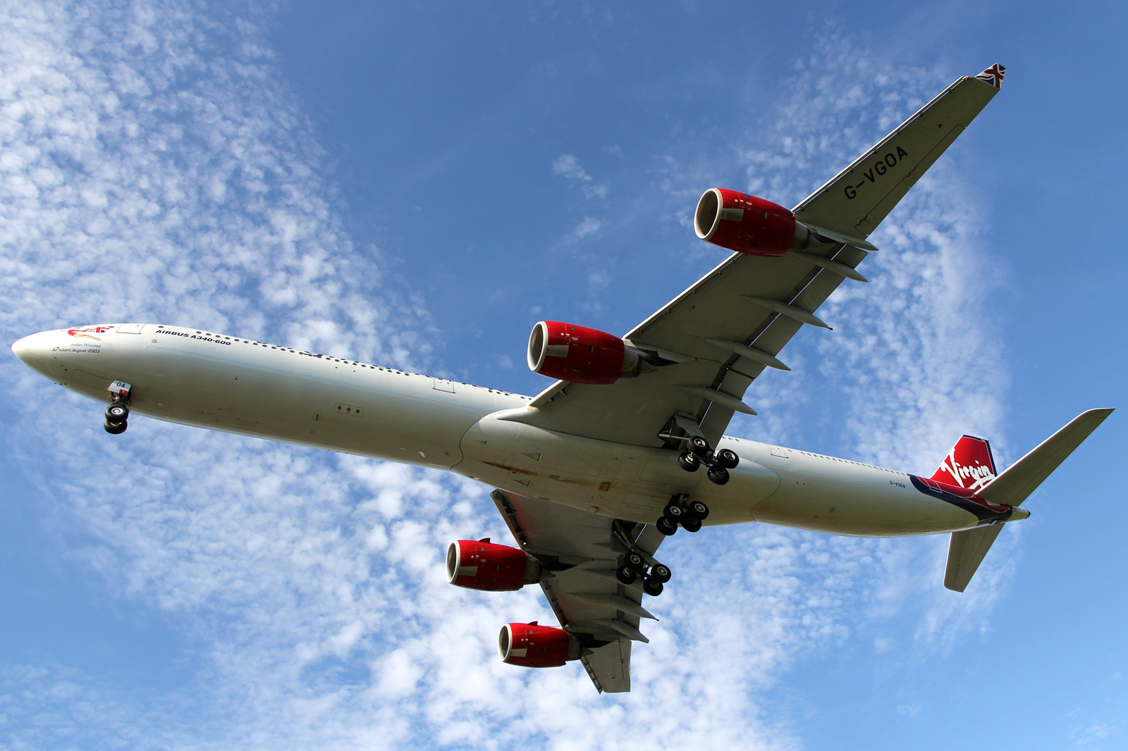 G-VGOA (371) 2001 Airbus A340-642