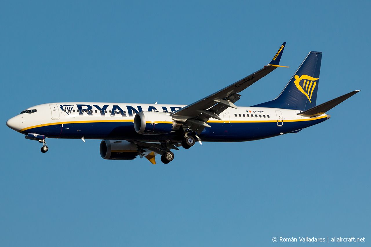 EI-HGF (62317) 2019 Boeing 737-8200 MAX