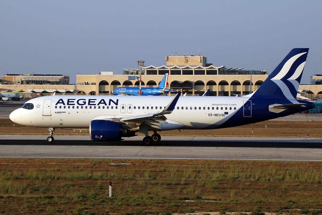 SX-NEU · Airbus A320-271N · MLA / LMML