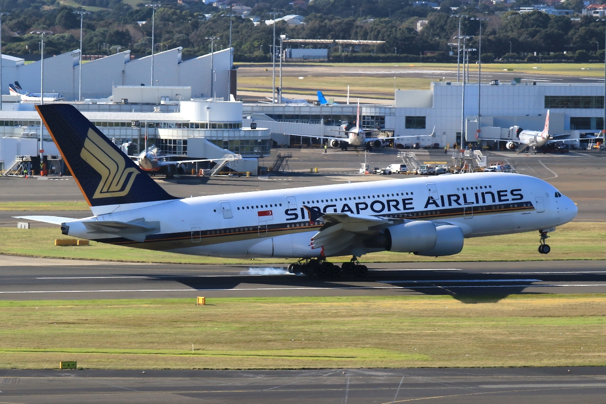 9V-SKF (012) 2008 Airbus A380-841