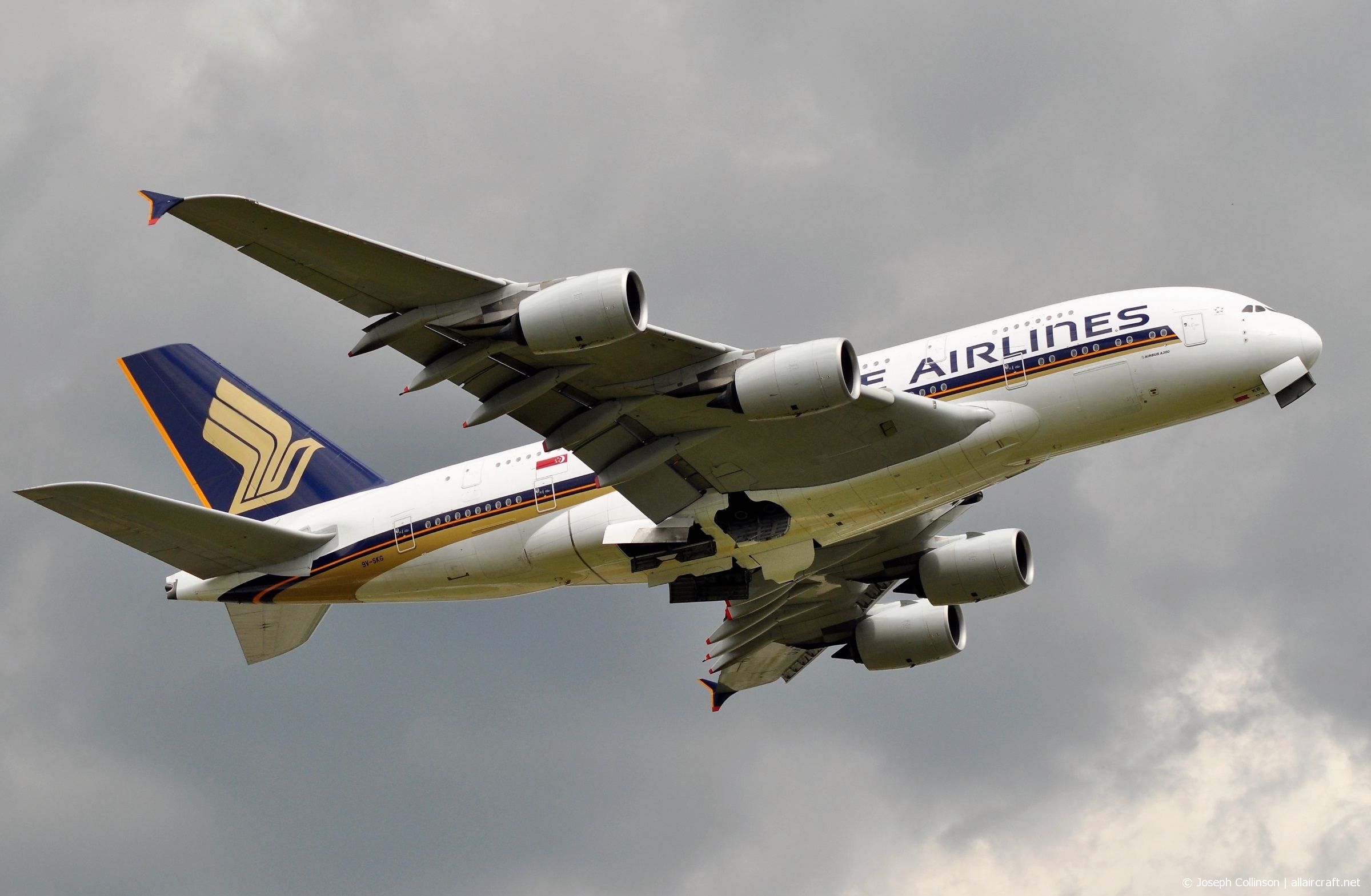 9V-SKG (019) 2008 Airbus A380-841