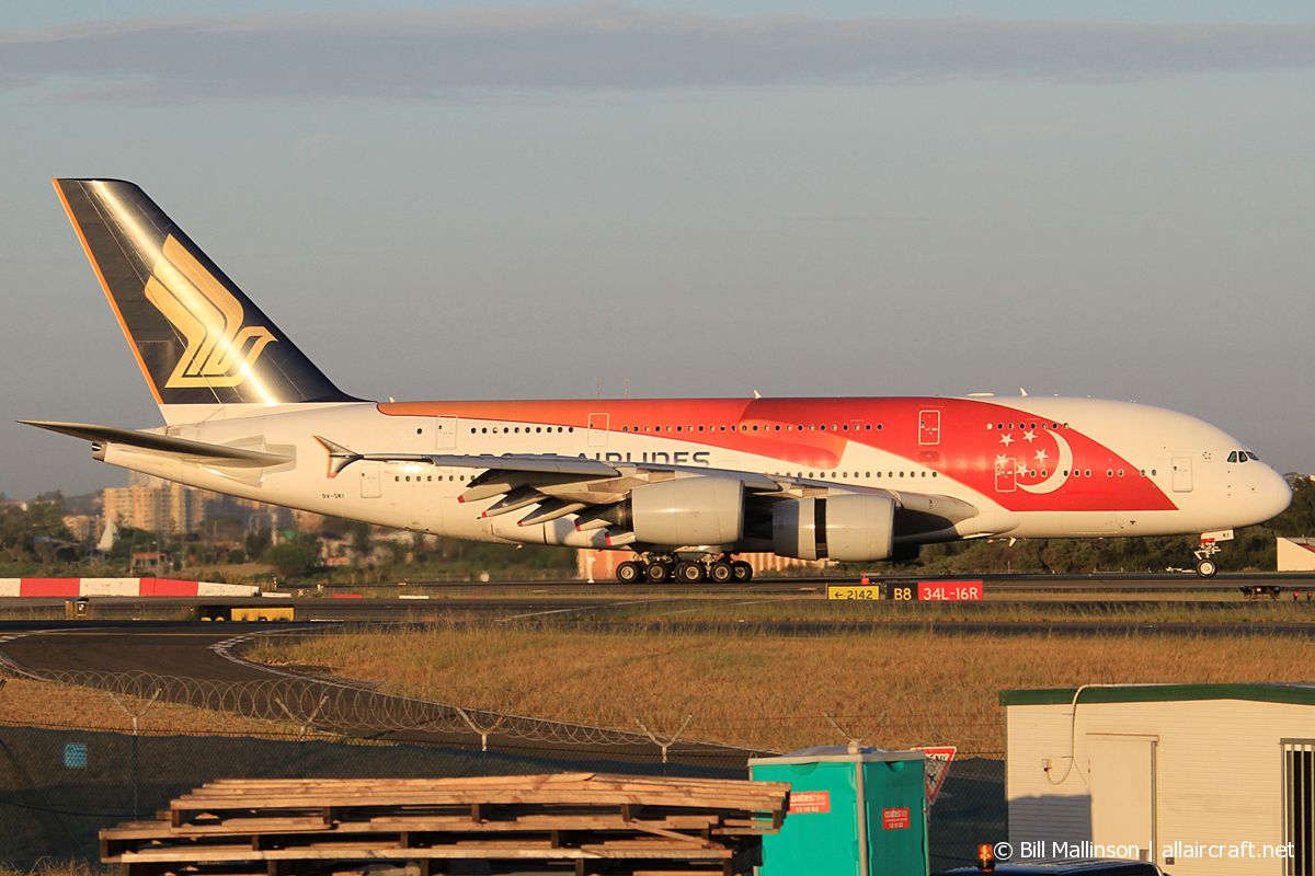 9V-SKI · Airbus A380-841 · (CHC / NZCH)