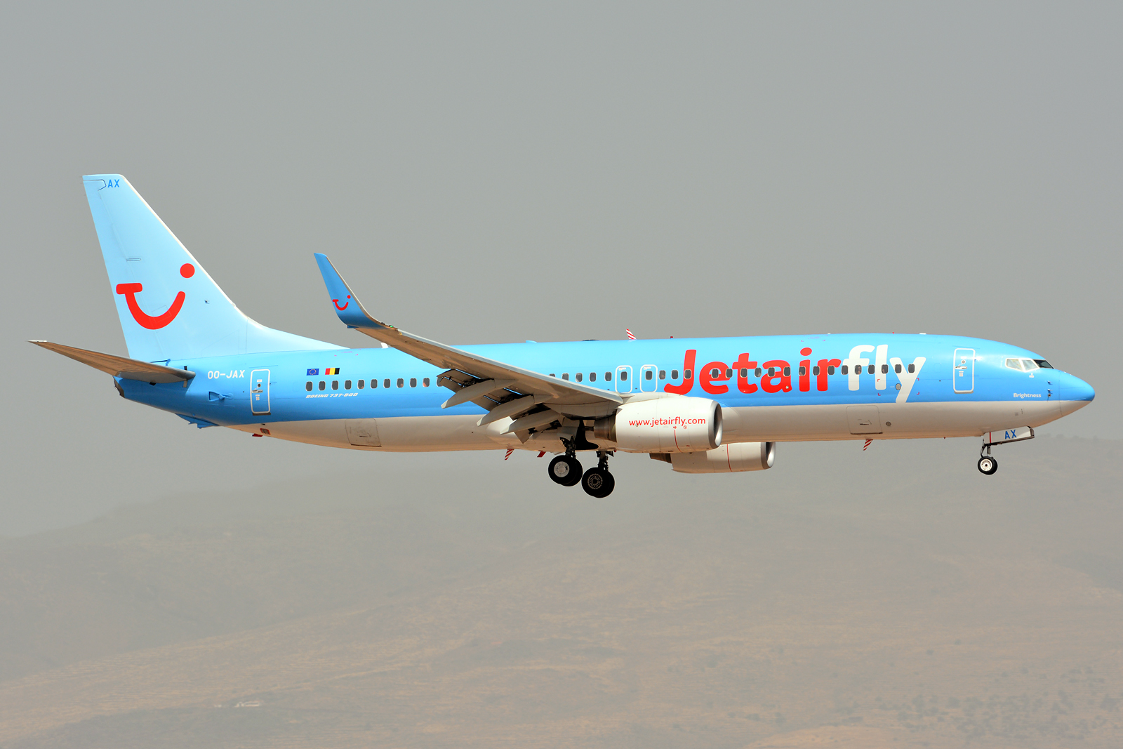 OO-JAX (37238) 2010 Boeing 737-8K5(WL)