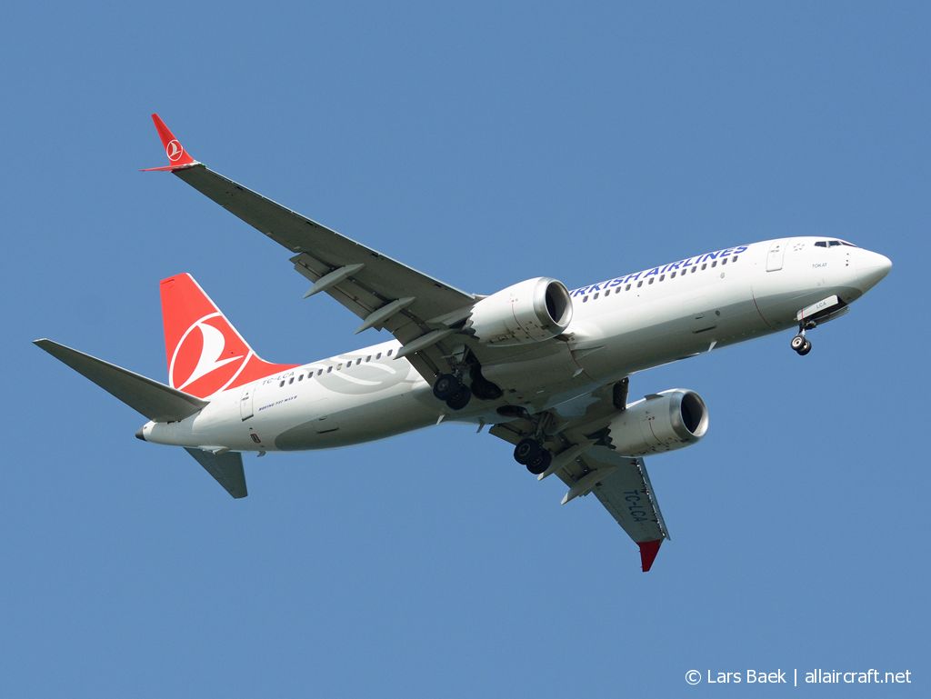 TC-LCA · Boeing 737-8 MAX · (CPH / EKCH)