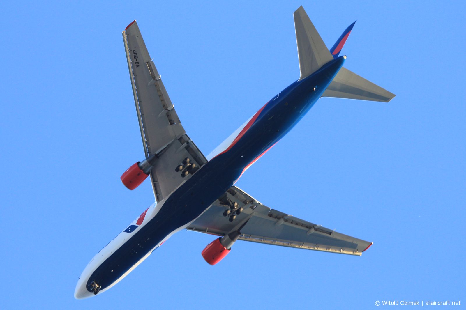 VQ-BUP (cn 28043) Boeing 767-33AER