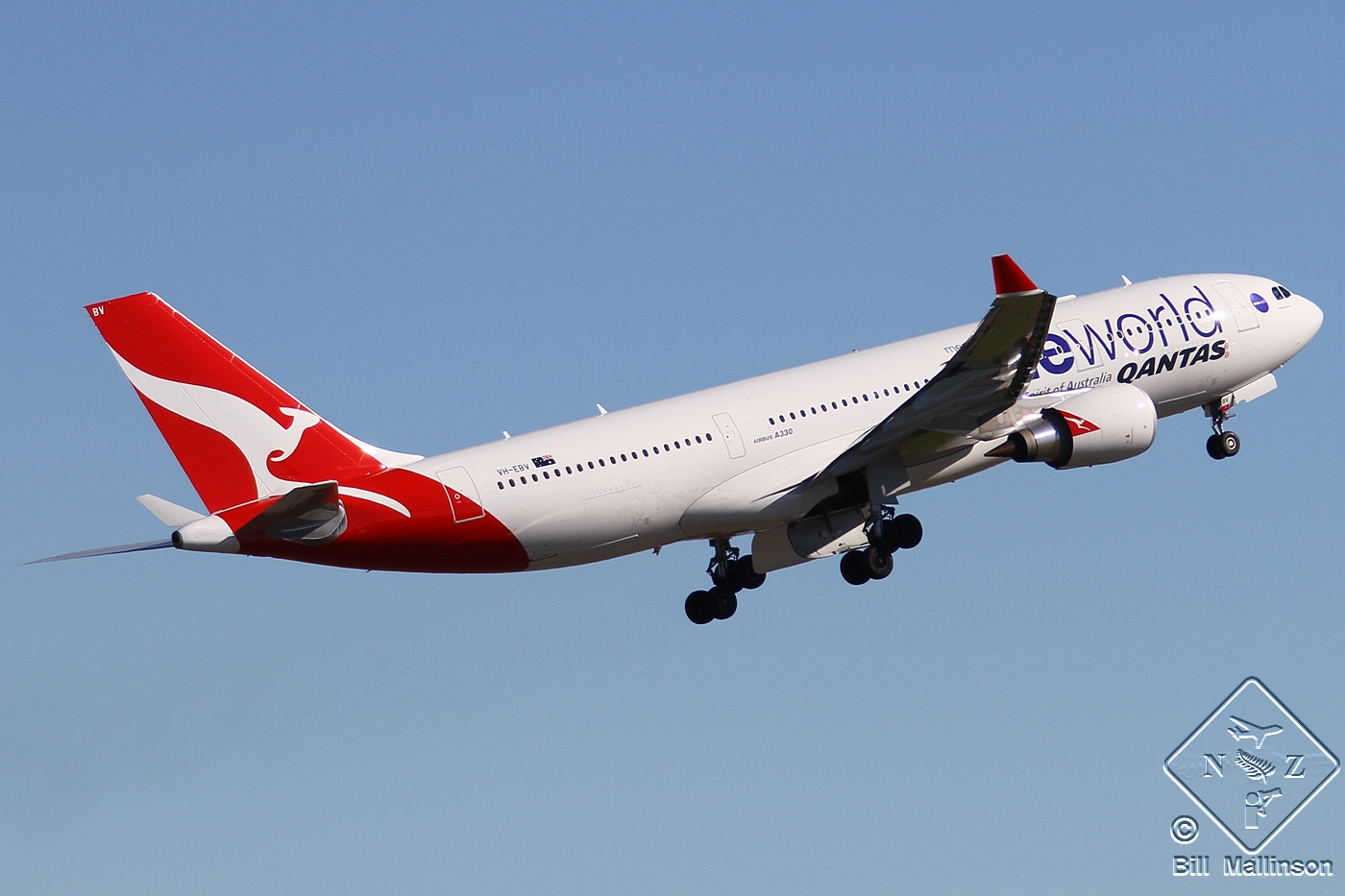 VH-EBV (1365) 2012 Airbus A330-203