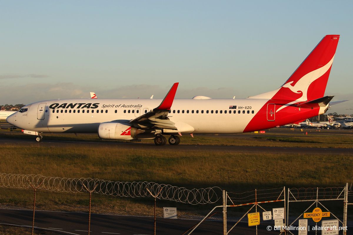 VH-XZO (44576) 2014 Boeing 737-838 WL