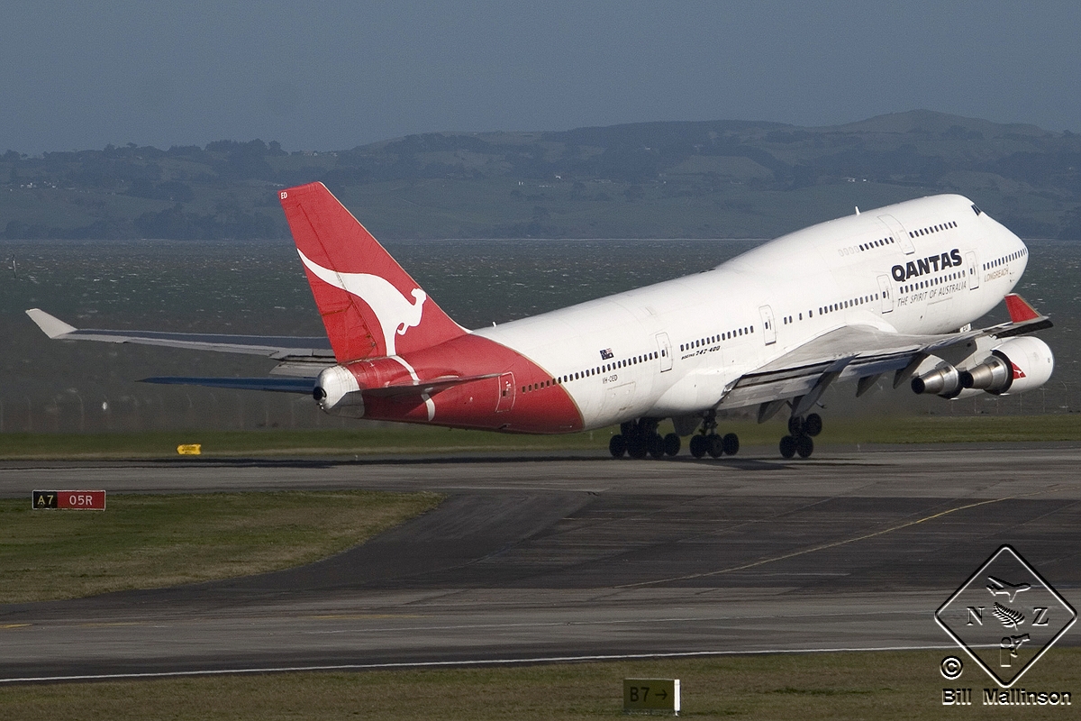 VH-OED (25126) 1991 Boeing 747-4H6