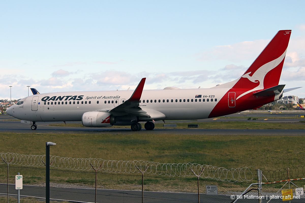 VH-XZO (44576) 2014 Boeing 737-838 WL