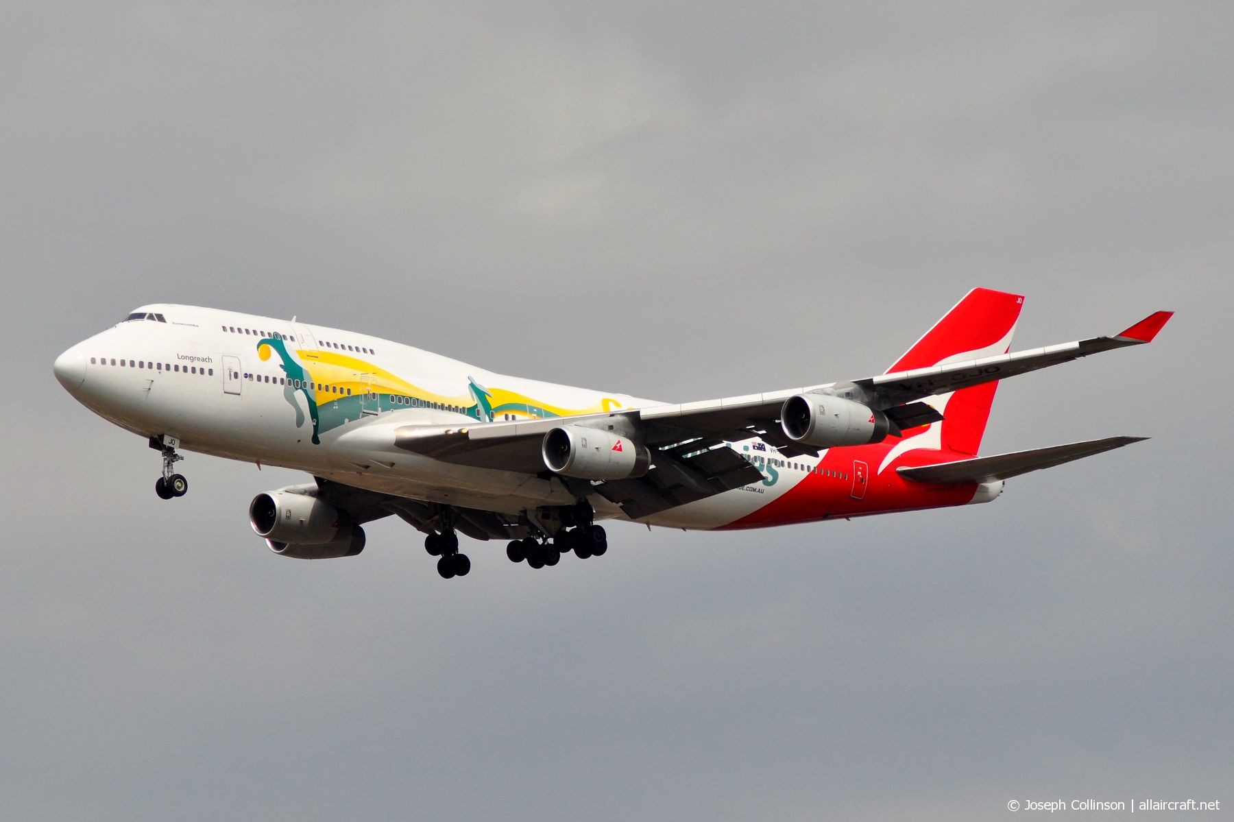 VH-OJO (25544) 1991 Boeing 747-438