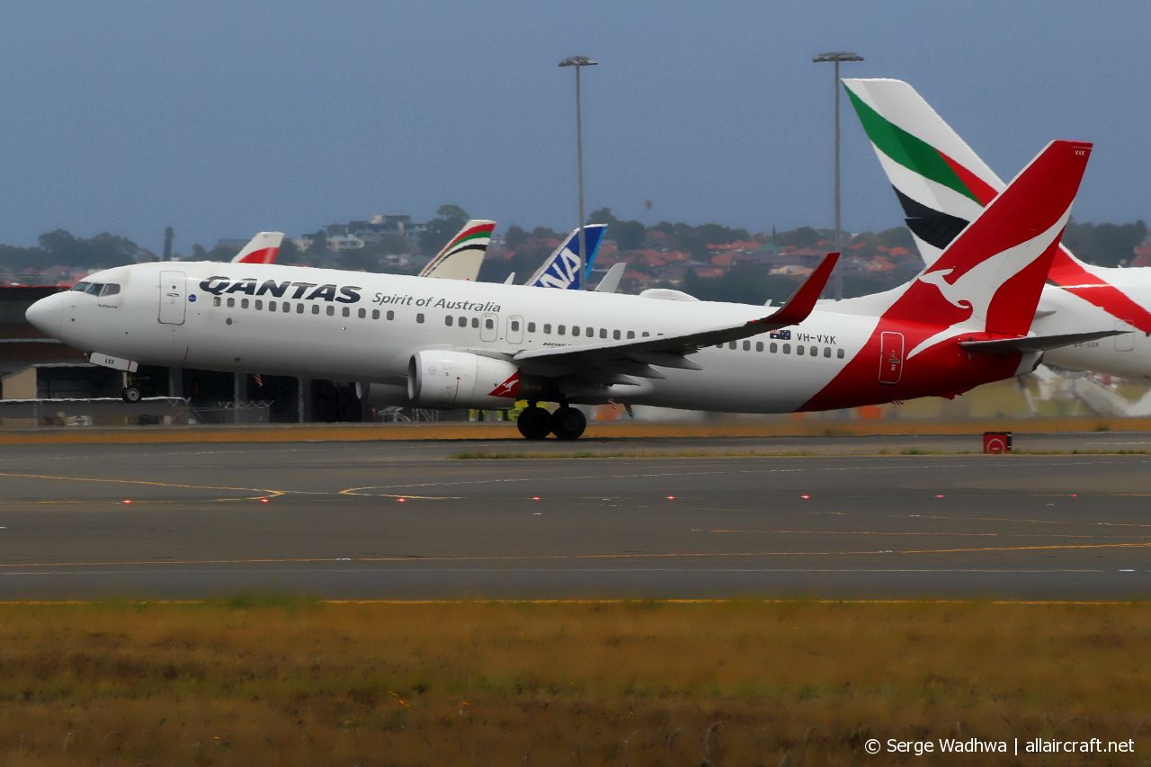 VH-VXK (33481) 2002 Boeing 737-838(WL)