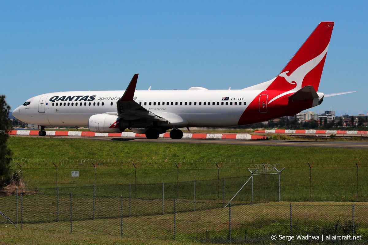 VH-VXK (33481) 2002 Boeing 737-838(WL)