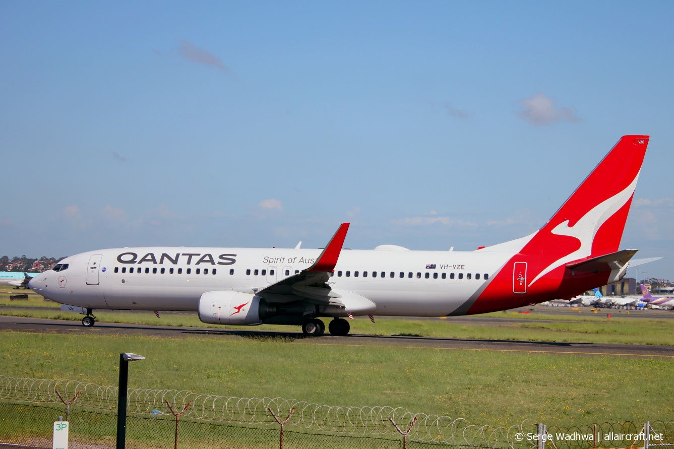 VH-VZE (34199) 2008 Boeing 737-838(WL)